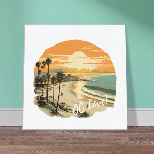 OC Love ❤️ Vintage Beach Canvas