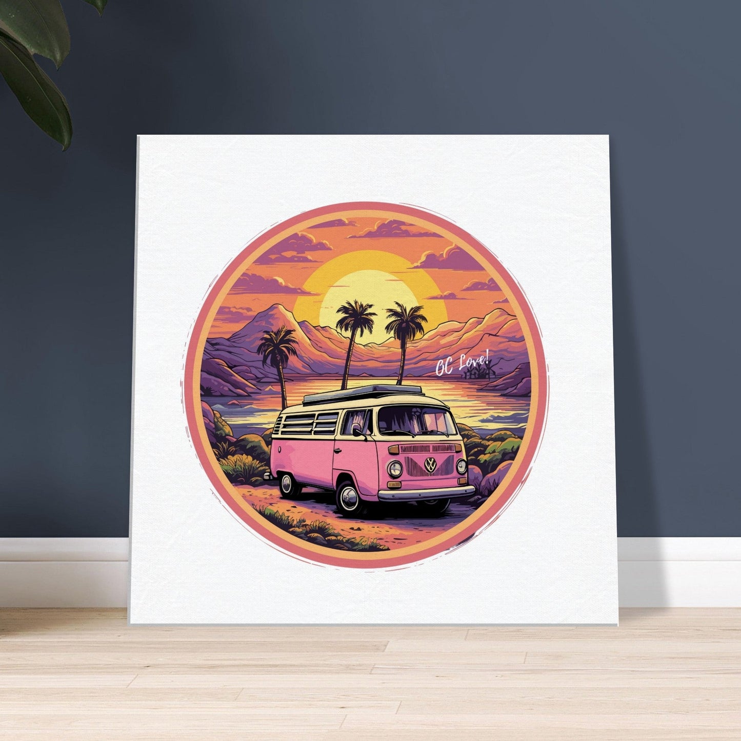 OC ❤️ Pink VW Canvas