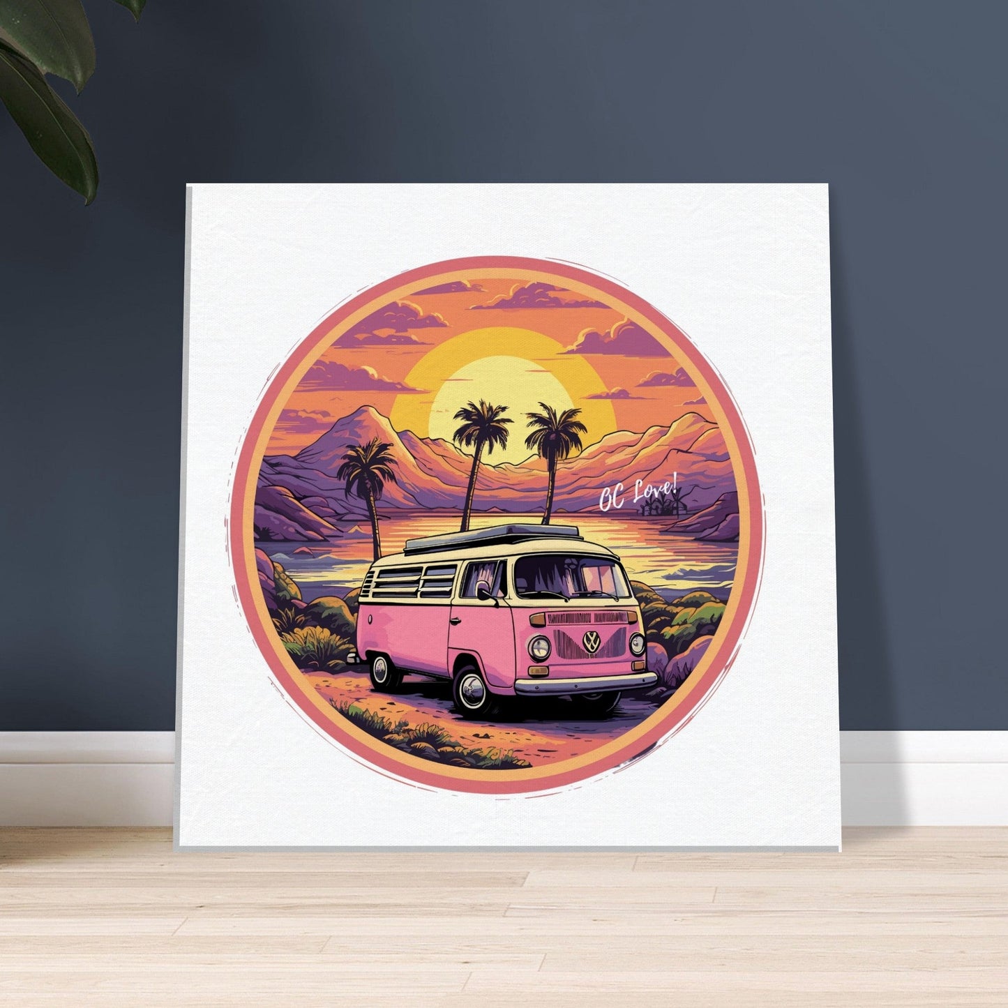 OC ❤️ Pink VW Canvas